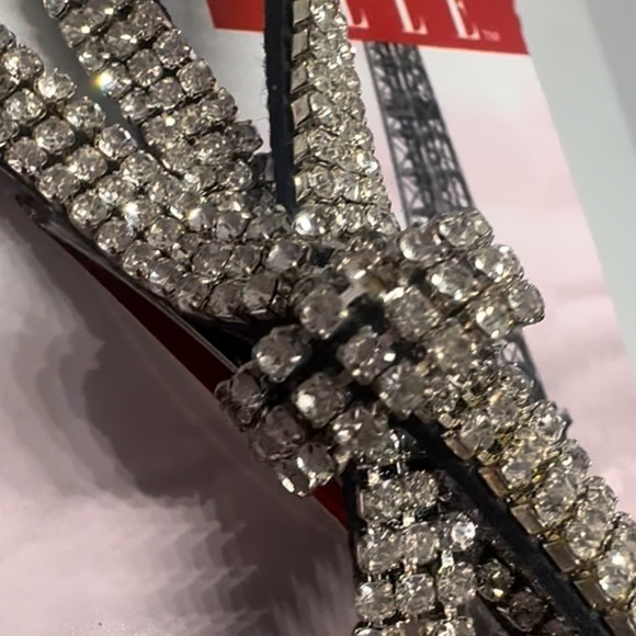 NWT RHINESTONE INTRICATE BOW BARRETTE BY ELLE - Picture 6 of 6